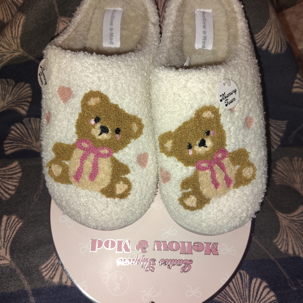 Cozy Teddy Bear Slippers